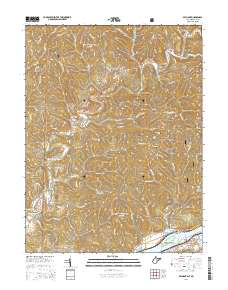 Belmont 2014 topographic map thumbnail