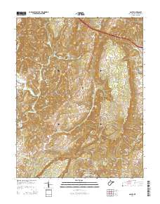 Asbury 2014 topographic map thumbnail