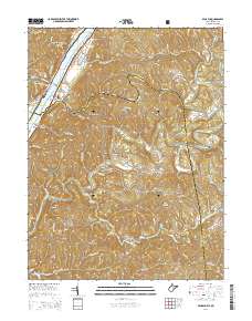 Bens Run 2014 topographic map thumbnail