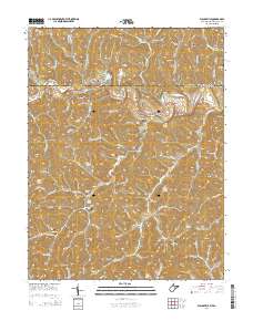 Blacksville 2014 topographic map thumbnail