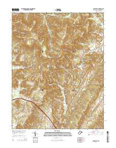 Cornstalk 2014 topographic map thumbnail