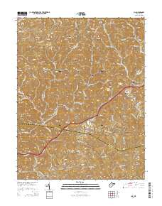 Clio 2014 topographic map thumbnail