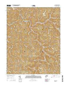 Iaeger 2014 topographic map thumbnail