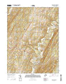 Hanging Rock 2014 topographic map thumbnail