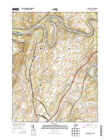 Hedgesville 2014 topographic map thumbnail