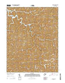 Kiahsville 2014 topographic map thumbnail