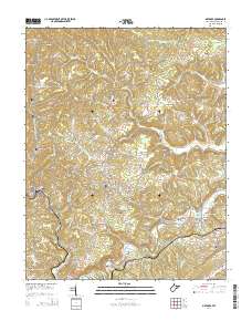 Matoaka 2014 topographic map thumbnail