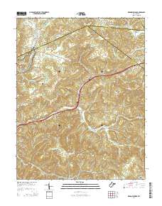 Meadow Bridge 2014 topographic map thumbnail