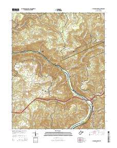 Meadow Creek 2014 topographic map thumbnail