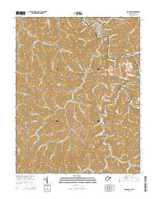 Matewan 2014 topographic map thumbnail