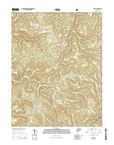 Nettie 2014 topographic map thumbnail