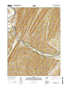 Patterson Creek 2014 topographic map thumbnail