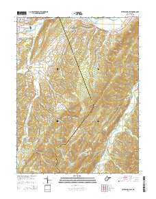 Petersburg East 2014 topographic map thumbnail
