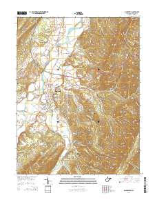 Moorefield 2014 topographic map thumbnail