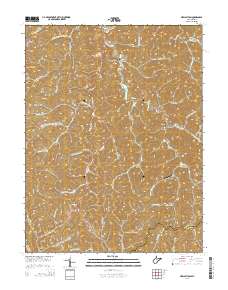 New Milton 2014 topographic map thumbnail