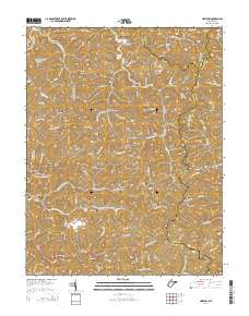 Nestlow 2014 topographic map thumbnail