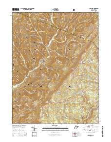 Lead Mine 2014 topographic map thumbnail