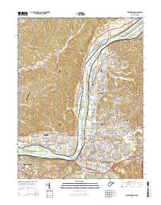 Parkersburg 2014 topographic map thumbnail