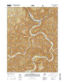 Rowlesburg 2014 topographic map thumbnail
