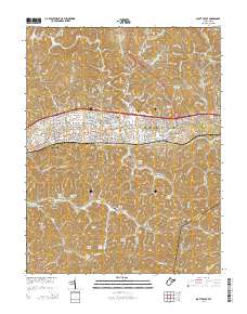 Scott Depot 2014 topographic map thumbnail