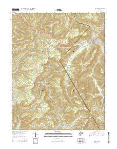 Rainelle 2014 topographic map thumbnail