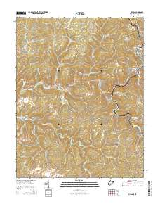 Mullens 2014 topographic map thumbnail