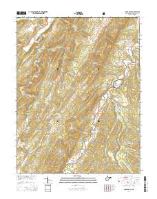 Sugar Grove 2014 topographic map thumbnail
