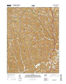 Sissonville 2014 topographic map thumbnail
