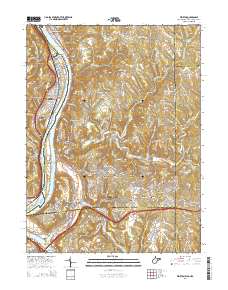 Weirton 2014 topographic map thumbnail