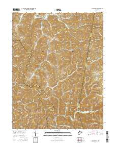Walkersville 2014 topographic map thumbnail