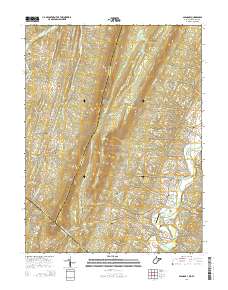 Glengary 2014 topographic map thumbnail