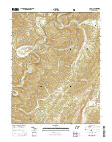 Clover Lick 2014 topographic map thumbnail
