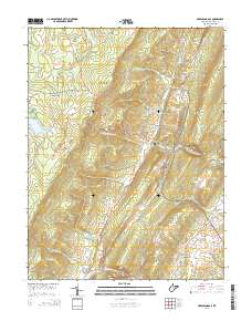 Greenland Gap 2014 topographic map thumbnail