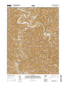 Burning Springs 2014 topographic map thumbnail