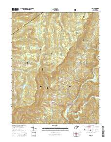 Cass 2014 topographic map thumbnail