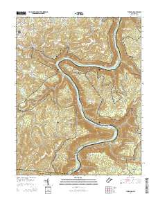 Thurmond 2014 topographic map thumbnail