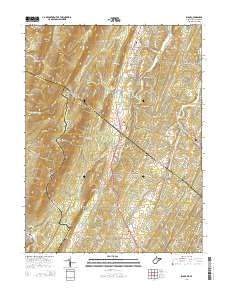 Ridge 2014 topographic map thumbnail