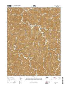 Cedarville 2014 topographic map thumbnail