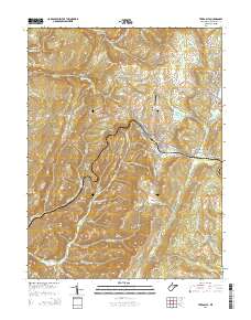 Terra Alta 2014 topographic map thumbnail