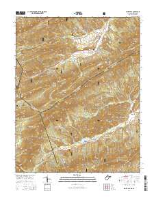 Waiteville 2014 topographic map thumbnail
