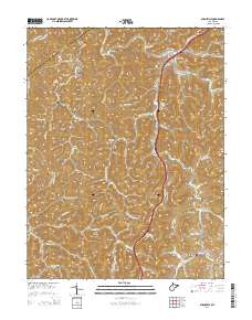 Burnsville 2014 topographic map thumbnail