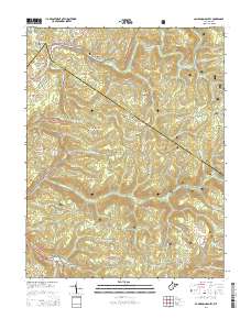 Camden On Gauley 2014 topographic map thumbnail