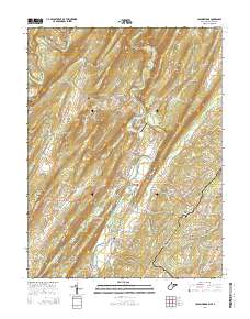 Capon Bridge 2014 topographic map thumbnail