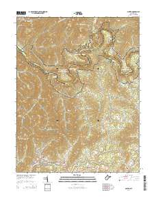 Ansted 2014 topographic map thumbnail