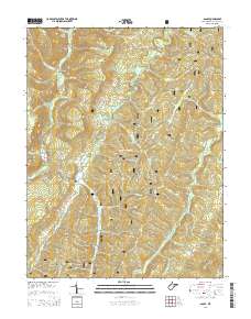 Glady 2014 topographic map thumbnail