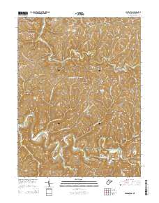 Glen Easton 2014 topographic map thumbnail