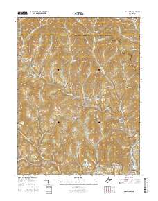 Grant Town 2014 topographic map thumbnail