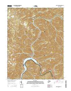 Gauley Bridge 2014 topographic map thumbnail