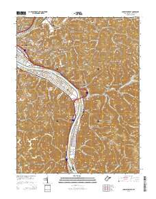 Charleston East 2014 topographic map thumbnail