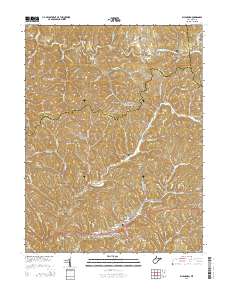 Ellenboro 2014 topographic map thumbnail